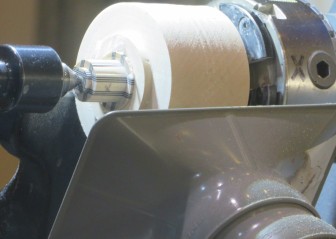 the jam chuck in use